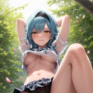 Eula Crop-top Hentai - Genshin Impact Waifu
